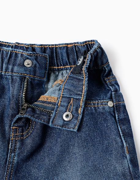 Pantalon en jean baggy Bleu 3 - vertbaudet enfant 