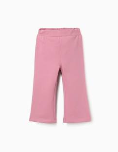 Bébé-Pantalon, jean-Legging évasé en coton peigné