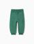 Pantalon de jogging en coton à imprimé creativity Bleu foncé+Vert 5 - vertbaudet enfant 
