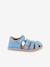 Sandales barefoot FLEXY F enfant Froddo bleu ciel+corail+jaune+rose poudré 2 - vertbaudet enfant 
