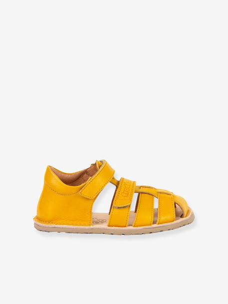 Sandales barefoot FLEXY F enfant Froddo bleu ciel+corail+jaune+rose poudré 12 - vertbaudet enfant 