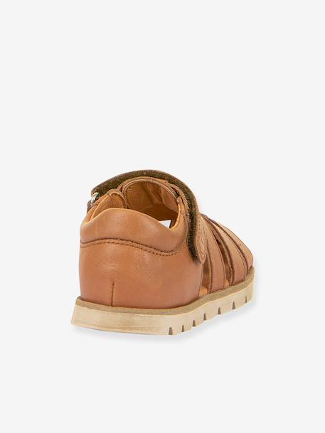 Sandales KEKO enfant Froddo beige+bleu jean+caramel 14 - vertbaudet enfant 