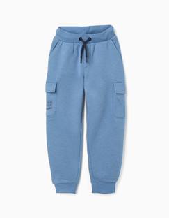 -Pantalon de jogging cargo en coton peigné à imprimé no rules