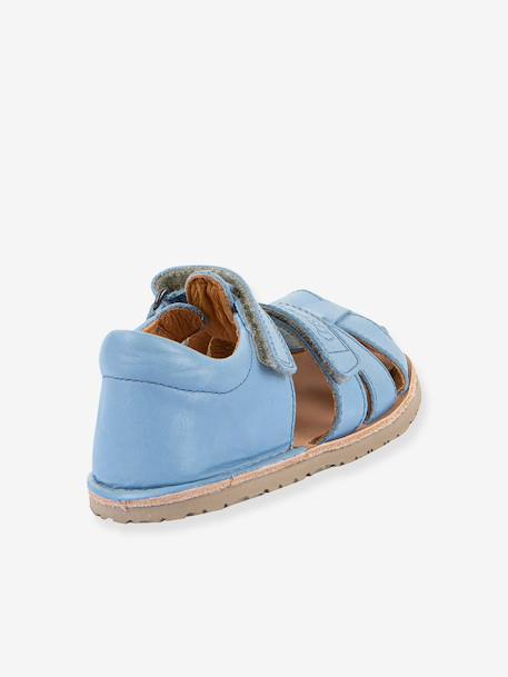 Sandales barefoot FLEXY F enfant Froddo bleu ciel+corail+jaune+rose poudré 4 - vertbaudet enfant 