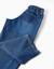 Pantalon en jean baggy Bleu 4 - vertbaudet enfant 