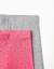 Lot de 2 leggings en coton unis/à fleurs Bleu+Rose 7 - vertbaudet enfant 