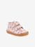 Chaussures premiers pas barefoot imprimés bébé Froddo beige+rose clair 6 - vertbaudet enfant 