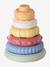 Pyramide sensorielle à empiler multicolore 1 - vertbaudet enfant 