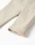 Pantalon en sergé à bretelles amovibles Beige clair 4 - vertbaudet enfant 