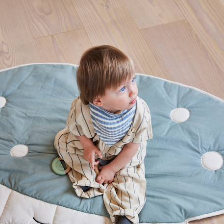 Couverture d'éveil bébé Bleu+Rouge 3 - vertbaudet enfant 