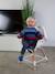 Chaise haute Evolu 2 + arceau naturel blanc 3 - vertbaudet enfant 