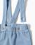 Pantalon en coton à texture gaufrée avec bretelles Bleu clair 3 - vertbaudet enfant 