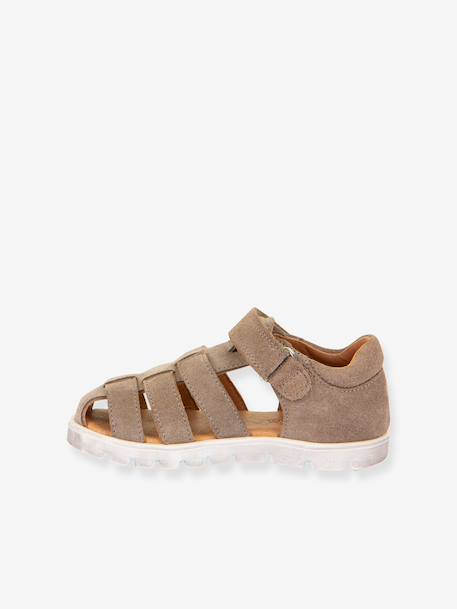 Sandales KEKO enfant Froddo beige+bleu jean+caramel 3 - vertbaudet enfant 