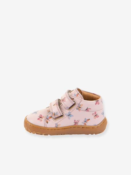 Chaussures premiers pas barefoot imprimés bébé Froddo beige+rose clair 8 - vertbaudet enfant 