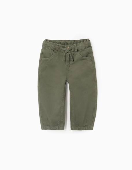 Bébé-Pantalon en sergé avec cordon de serrage
