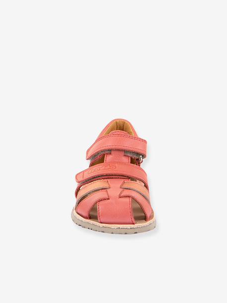 Sandales barefoot FLEXY F enfant Froddo bleu ciel+corail+jaune+rose poudré 10 - vertbaudet enfant 