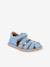 Sandales barefoot FLEXY F enfant Froddo bleu ciel+corail+jaune+rose poudré 1 - vertbaudet enfant 