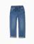 Pantalon en jean slim avec cordon de serrage Bleu+Bleu foncé 1 - vertbaudet enfant 