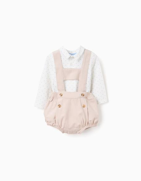 Bébé-Body-polo + short en velours côtelé