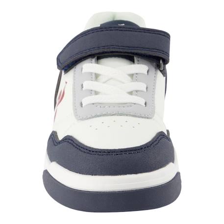 Baskets cuir, synthétique lcs court breaker garçon Blanc+White 4 - vertbaudet enfant 