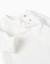 Sweat + pantalon à doublure en peluche Blanc 3 - vertbaudet enfant 