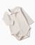 Ensemble body rayé + combinaison en coton Gris clair 3 - vertbaudet enfant 