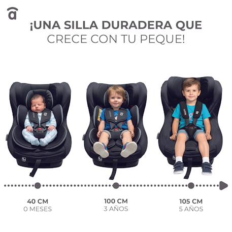 Siège auto évolutif proseat Noir 5 - vertbaudet enfant 