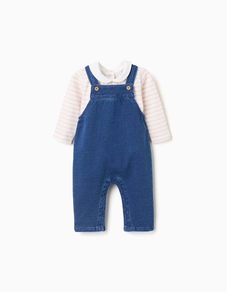Bébé-Body à manches longues rayé + combinaison