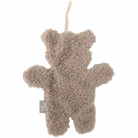 Doudou attache sucette teddy bear Biscuit+Ecru+Rose+Vert 2 - vertbaudet enfant 