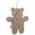 Doudou attache sucette teddy bear Biscuit+Ecru+Rose+Vert 2 - vertbaudet enfant 