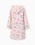 Robe de chambre en polaire corail avec motif stitch Rose foncé 2 - vertbaudet enfant 