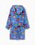 Robe de chambre en polaire corail à motif des avengers Bleu 1 - vertbaudet enfant 