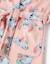 Robe de chambre en polaire corail avec motif stitch Rose foncé 4 - vertbaudet enfant 