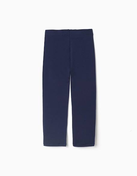 Pack 2 leggings Bleu nuit+Multicolore+Noir 6 - vertbaudet enfant 