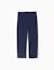 Pack 2 leggings Bleu nuit+Multicolore+Noir 6 - vertbaudet enfant 