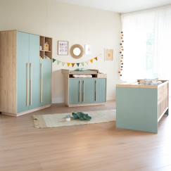 Chambre et rangement-Chambre-Chambre bébé complète - lit évolutif + commode à langer et armoire selva