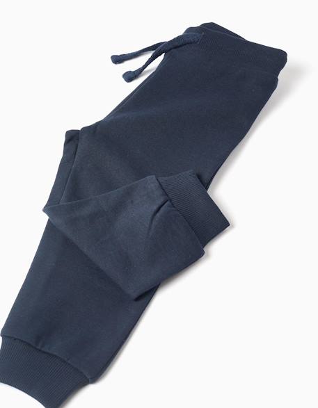 Sweat à motif + pantalon de jogging Blanc 4 - vertbaudet enfant 