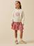 Sweat fille à message en tissu liberty - coton biologique Liberty lizzy 5 - vertbaudet enfant 