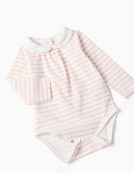 Body à manches longues rayé + combinaison Bleu clair 3 - vertbaudet enfant 
