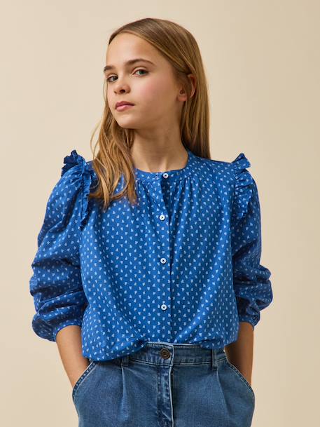 Blouse imprimée  - collection junior Imprimé  klein 6 - vertbaudet enfant 