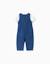 Body à imprimé + combinaison en jean Bleu clair 2 - vertbaudet enfant 
