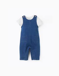 -Body à imprimé + combinaison en jean