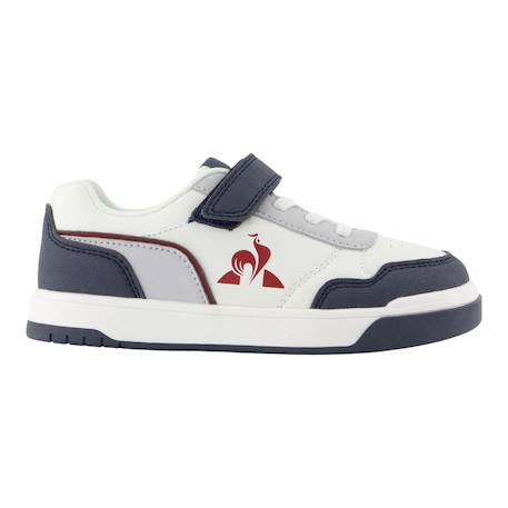 Baskets cuir, synthétique lcs court breaker garçon Blanc+White 1 - vertbaudet enfant 