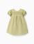 Robe en coton avec broderie anglaise Vert clair 1 - vertbaudet enfant 