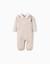 Ensemble body rayé + combinaison en coton Gris clair 1 - vertbaudet enfant 