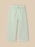 Pantalon large  en denim couleur - collection junior Amande+Nude 1 - vertbaudet enfant 