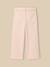 Pantalon large  en denim couleur - collection junior Amande+Nude 5 - vertbaudet enfant 