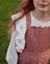 Salopette en sergé de coton à rayures Rose 2 - vertbaudet enfant 