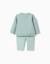 Sweat avec imprimé tigrou + pantalon Vert clair 2 - vertbaudet enfant 