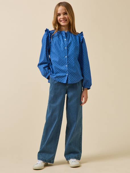 Blouse imprimée  - collection junior Imprimé  klein 5 - vertbaudet enfant 